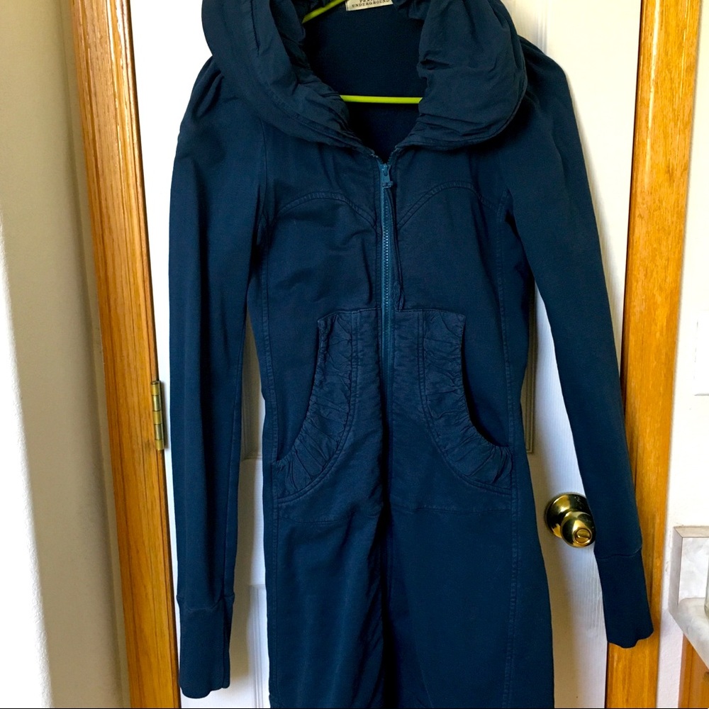 Prairie Undergeound long cloak hoodie